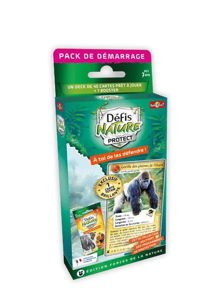 Défis Nature Protect - Pack de démarrage : Gorille (fr) - AdventureBox | Jeux de Société