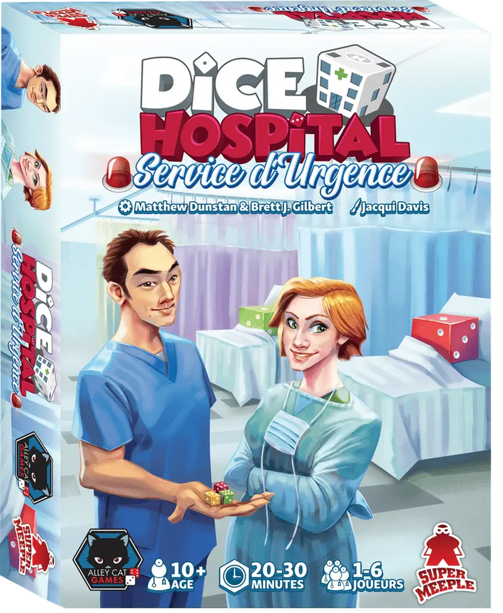 Dice Hospital : Service d'Urgence - FR - AdventureBox | Jeux de Société