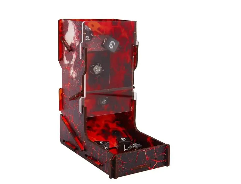 Dice Tower swap! FULL PRINT Inferno-AdventureBox | Jeux de Société
