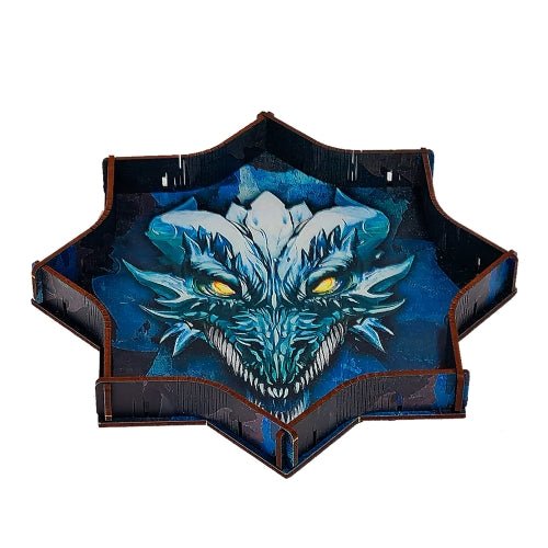 Dice Tray Glacial Dragon - AdventureBox