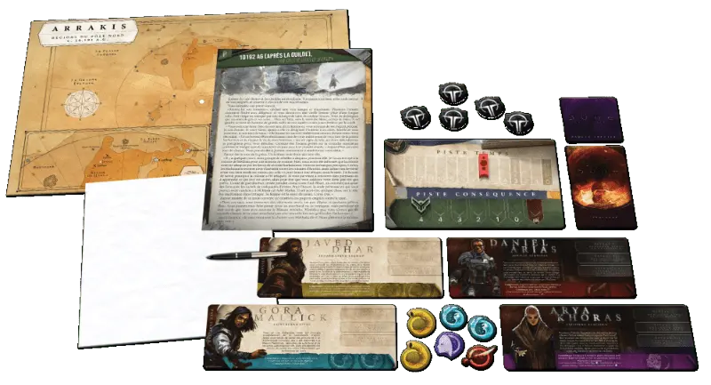 Dune - Secrets Enfouis (FR) - AdventureBox | Jeux de Société