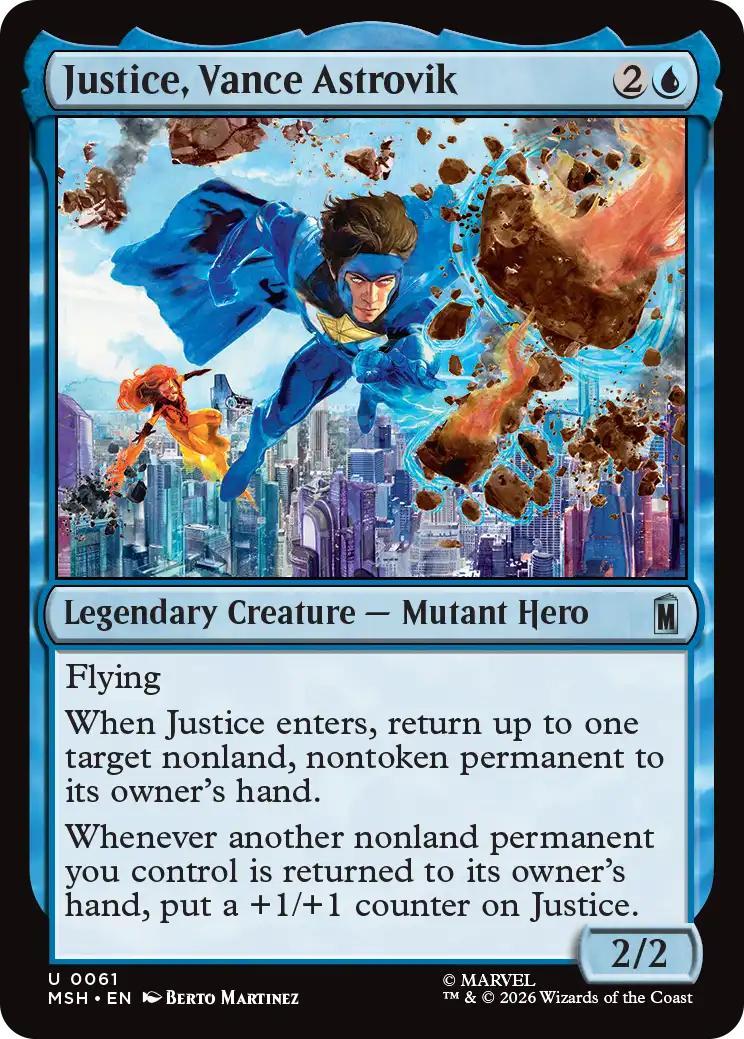 Magic The Gathering | Justice, Vance Astrovik | March of the Machine #0061 | Mythic | NM · FOIL | EN