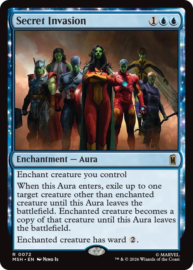 Magic The Gathering | Secret Invasion | Marvel Secret Set #R 0072 | Other | NM | EN