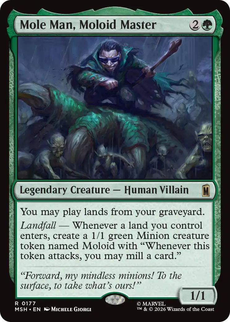 Magic The Gathering | Mole Man, Moloid Master | Universes Beyond: Marvel #041S | Mythic | NM | EN