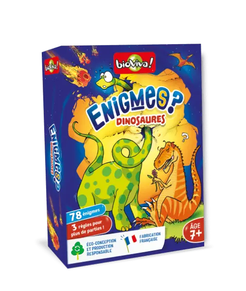 Enigmes / Dinosaures (fr) - AdventureBox | Jeux de Société