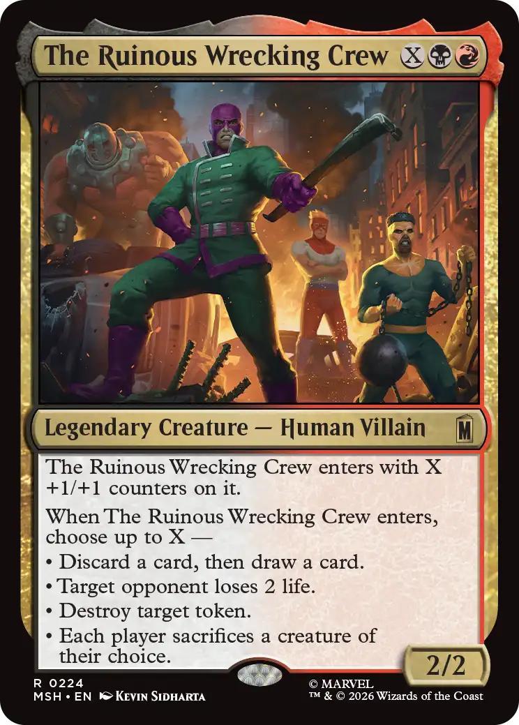 Magic The Gathering | The Ruinous Wrecking Crew | unknown #042/280 | Rare | NM · FOIL | EN