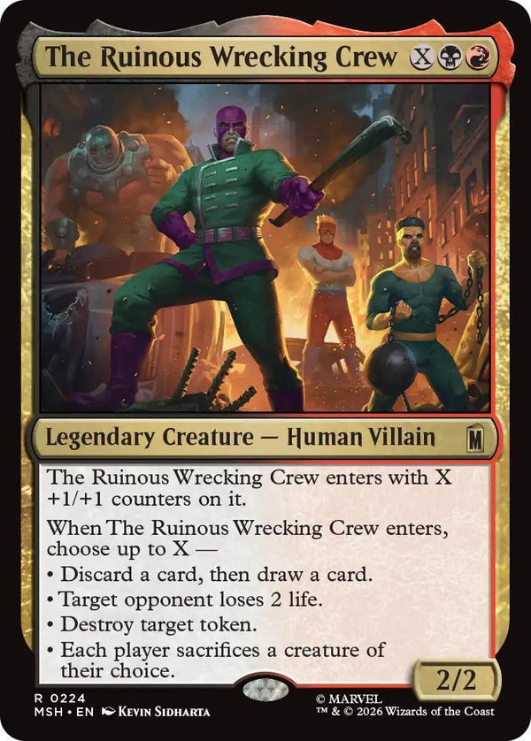 Magic The Gathering | The Ruinous Wrecking Crew | unknown #042/280 | Rare | NM · FOIL | EN
