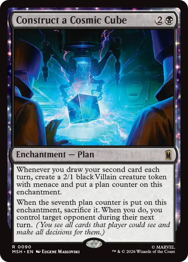Magic The Gathering | Construct a Cosmic Cube | Marvel Secret Lair #009/009 | Rare | NM | EN