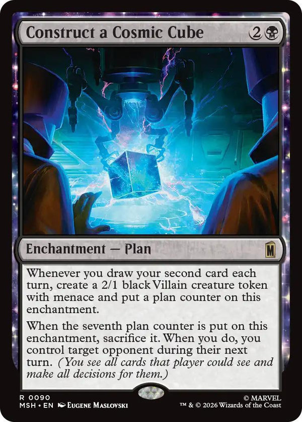 Magic The Gathering | Construct a Cosmic Cube | Marvel Secret Lair #009/009 | Rare | NM | EN