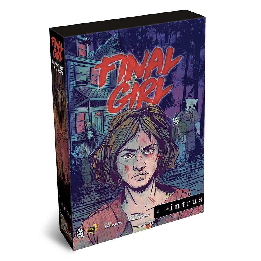 Boîte du jeu de société FINAL GIRL SAISON 2 - LONG MÉTRAGE 8 : LA MORT EST À LA PORTE - 1 joueur, 20 - 60 min, 14 ans+ | AdventureBox
