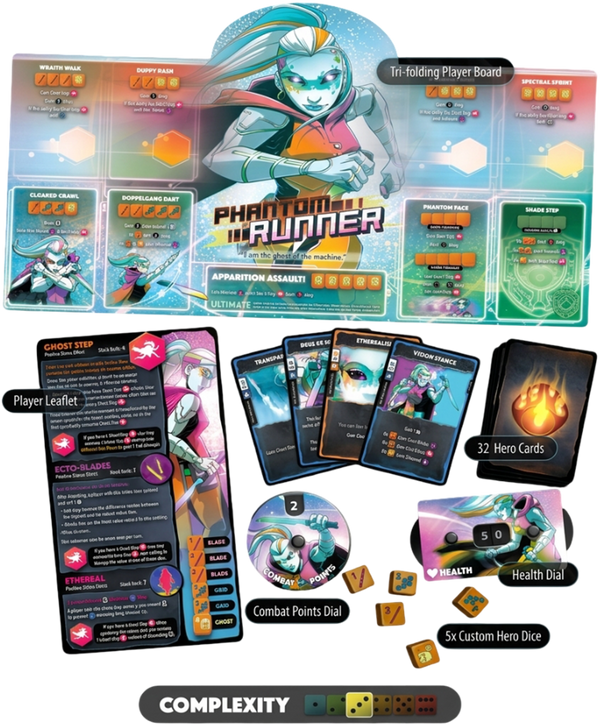 Dice Throne · Hero Pack Phantom Runner (Nexus) [Précommande]