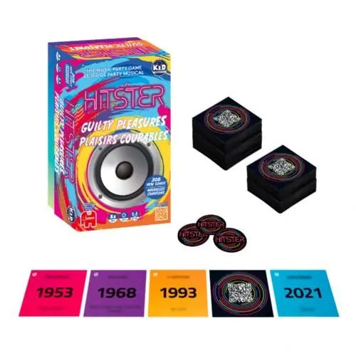 Hister Plaisirs Coupables – Le jeu musical qui met l’ambiance !-AdventureBox | Jeux de Société