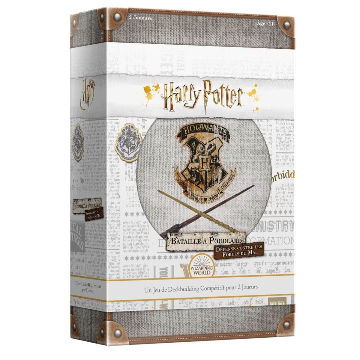 Boîte de Harry Potter Bataille à Poudlard : Défense contre les Forces du Mal, version française