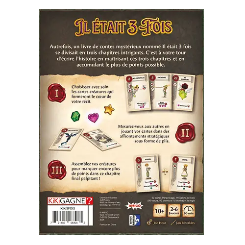 Il était 3 fois - Un jeu de société captivant - AdventureBox | Jeux de Société
