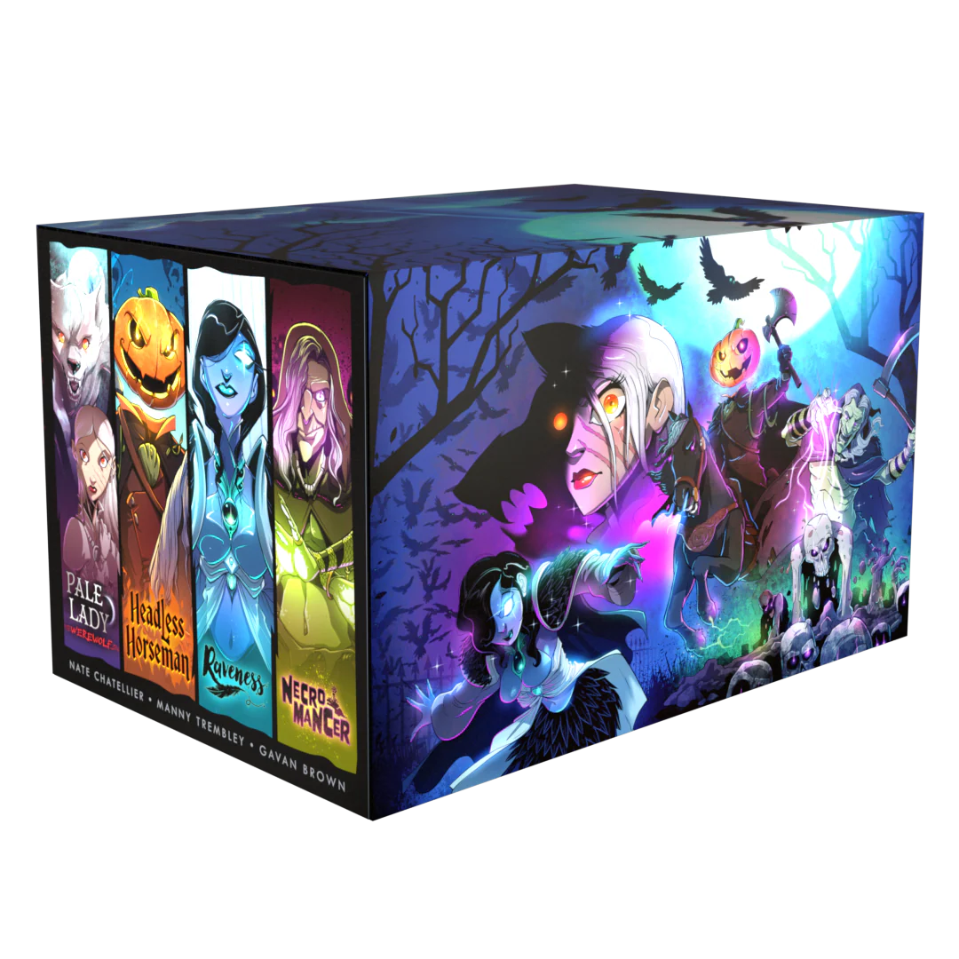 Boîte du jeu de société Dice Throne Outcasts Strongbox (Retail Edition) - 4 Héros Dark Fantasy - Version Anglaise - 1-4 joueu