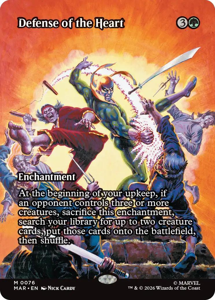 Magic The Gathering | Defense of the Heart | Secret Lair x The Walking Dead #M0076 | Rare | NM · FOIL | EN