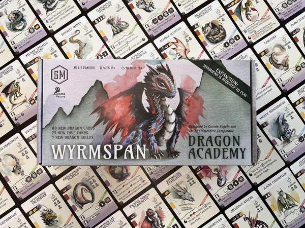 Nouveau plateau tours Wyrmspan Académie Dragons - Choix revenus alternatifs - Extension stratégique Québec"