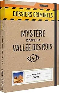 Dossiers Criminels : Mystère dans la Vallée des Rois - FR - AdventureBox | Jeux de Société