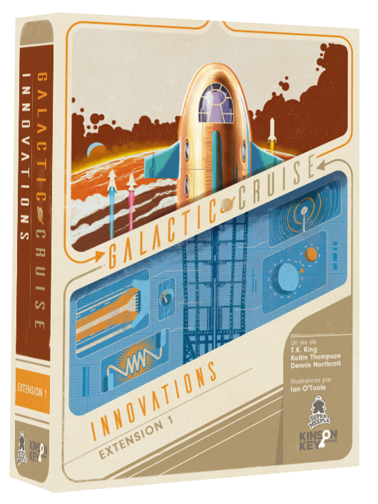 Galactic Cruise : Innovations – Extension | Technologies avancées, lieux évolutifs et nouvelles combinaisons | Super Meeple