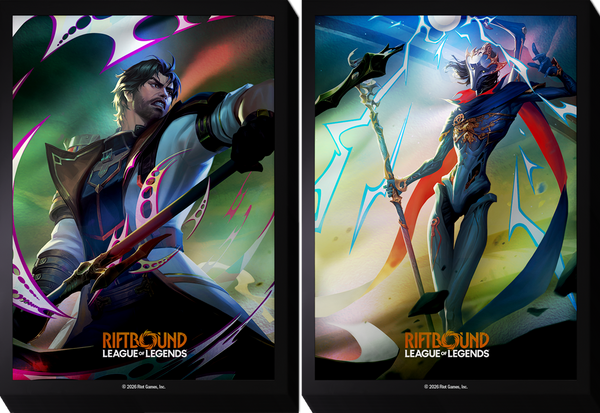 Sleeves Riftbound Vendetta · Jayce vs. Viktor · EN