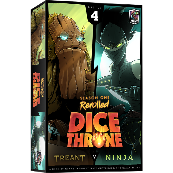 Dice Throne Saison 1 : Treant vs. Ninja - Jeu de Combat de Dés Tactique - Édition Française