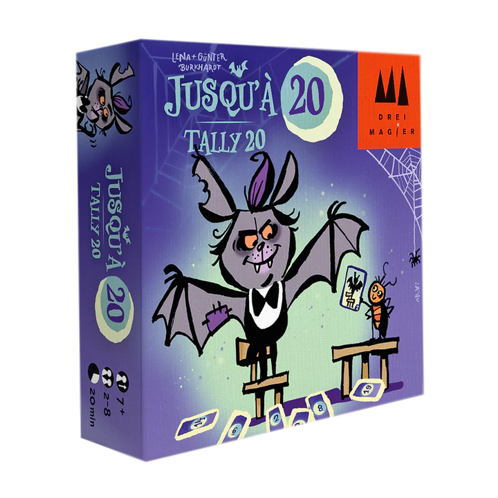 Boîte du jeu de société Jusqu'à 20 - 2-8 joueurs, 20 min, 7 ans+ | AdventureBox