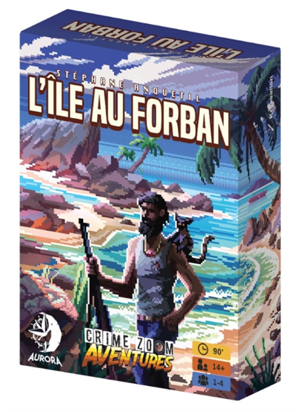 Boîte du jeu de société PIXEL Aventures : L'Île au Forban (VF) - 1-4 joueurs, 90 min, 10 ans+ | AdventureBox