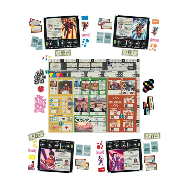 Partie Rock Hard 1977 en cours - placement ouvriers, concerts, contrats enregistrement