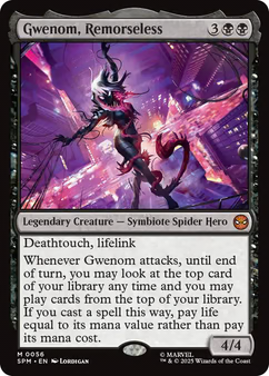 Gwenom, Remorseless | Secret Lair x Marvel #0056 | Legendary | NM · FOIL | EN