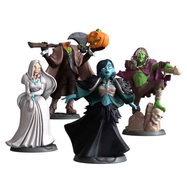 Dice Throne Outcasts Painted Sculpts - Figurines Peintes Premium
