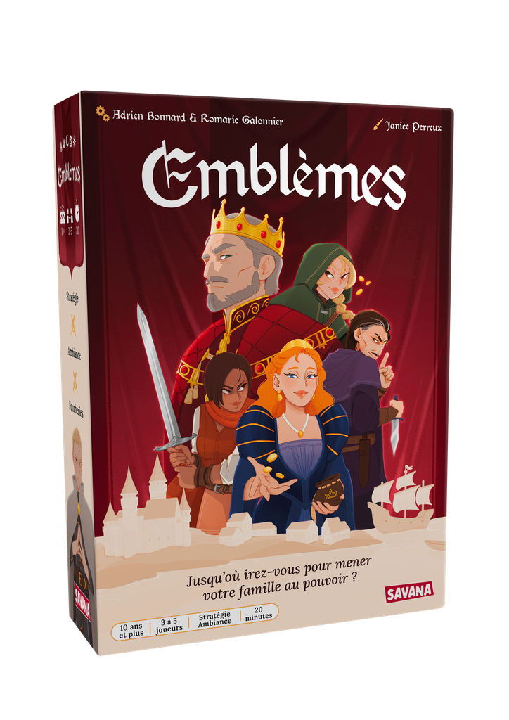Emblèmes - Jeu de Stratégie et Bluff - Savana - FR