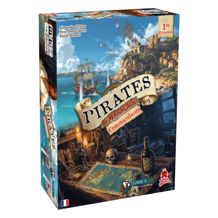 Boîte du jeu Pirates de Maracaibo Extension Commandants FR