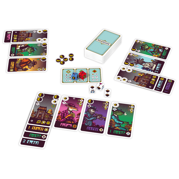 Verso de la boîte Moonshine - règles et caractéristiques du jeu