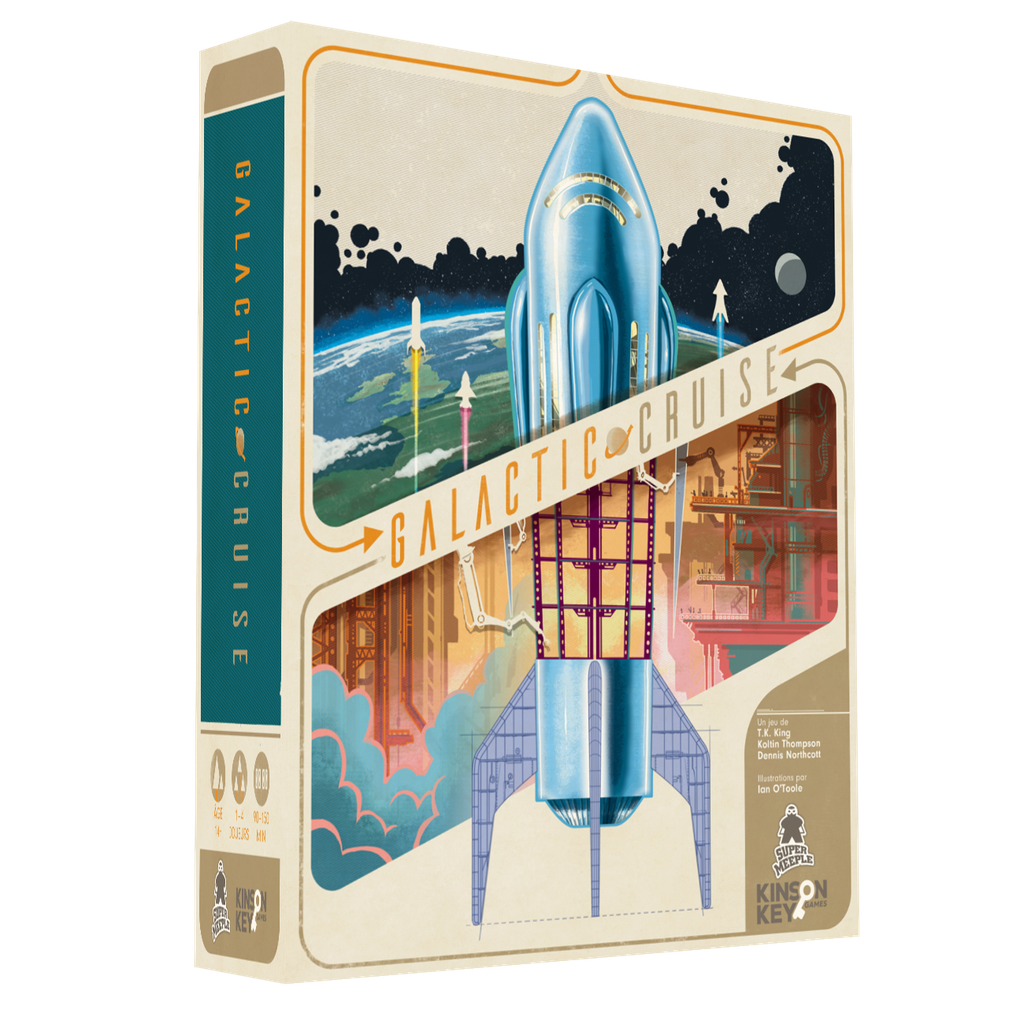 Boîte du jeu de société Galactic Cruise – Eurogame expert de placement d'ouvriers et gestion de ressources - 1-4 joueurs