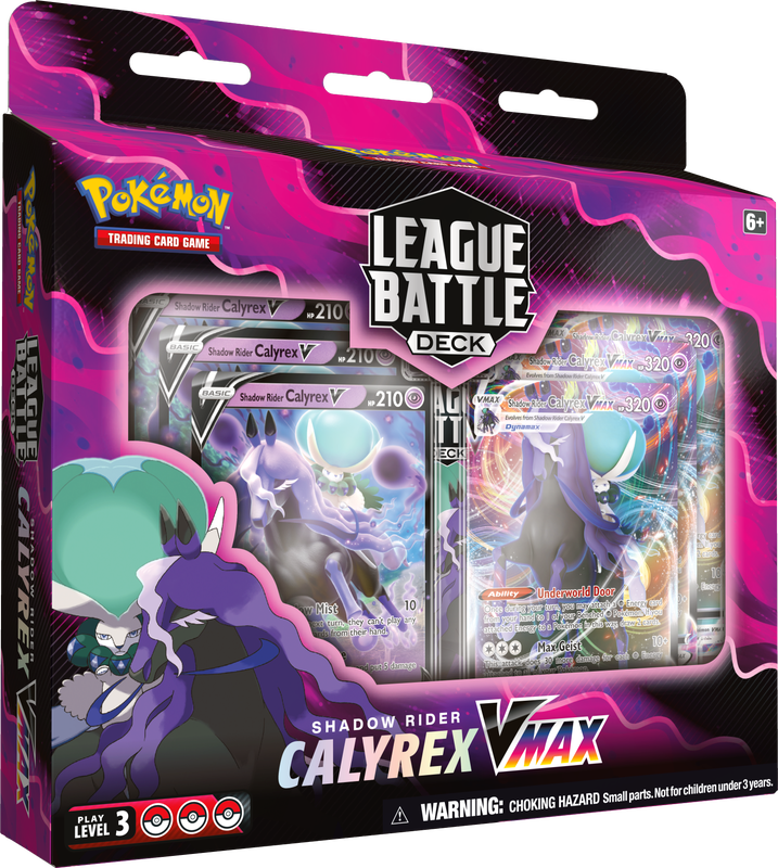 Pokémon League Battle Deck – Calyrex VMAX Bleu - cartes à collectionner | AdventureBox