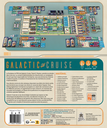 Verso de la boîte Galactic Cruise – Eurogame expert de placement d'ouvriers et gestion de ressources - règles et caractéristi