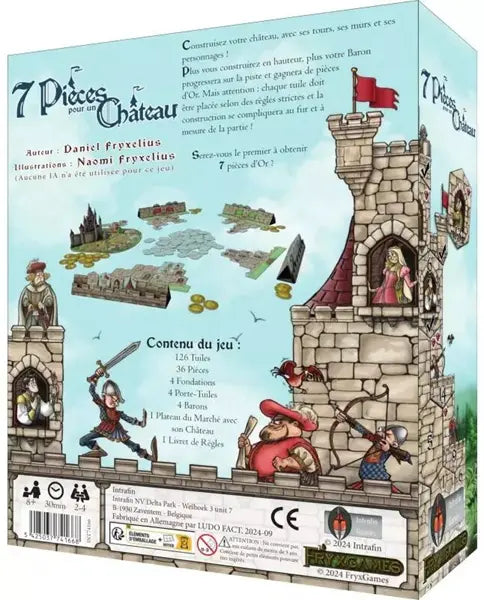 7 Pièces pour un Château (fr) AdventureBox | Jeux de Société