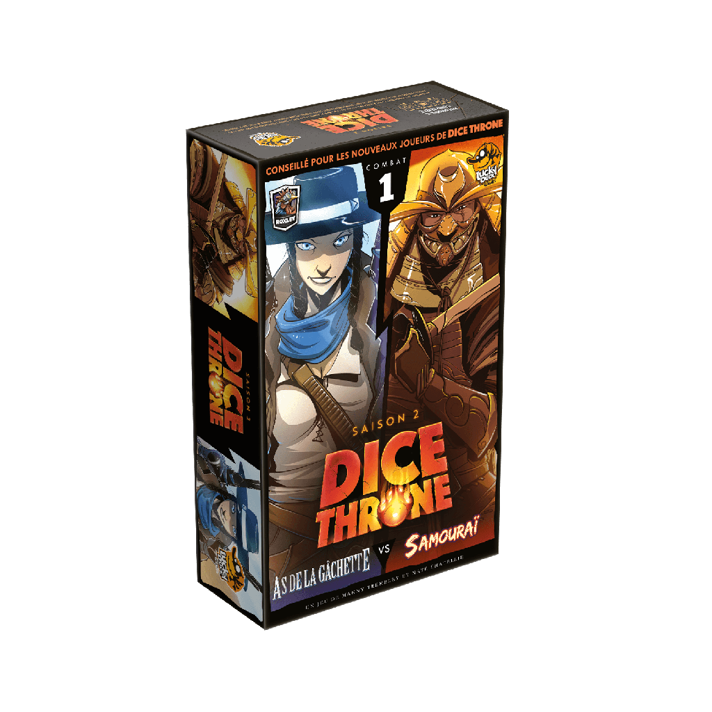 Dice Throne S2 : As Gâchette vs Samouraï VF | AdventureBox