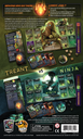 Verso de la boîte Dice Throne Saison 1 : Treant vs. Ninja - règles et caractéristiques du jeu