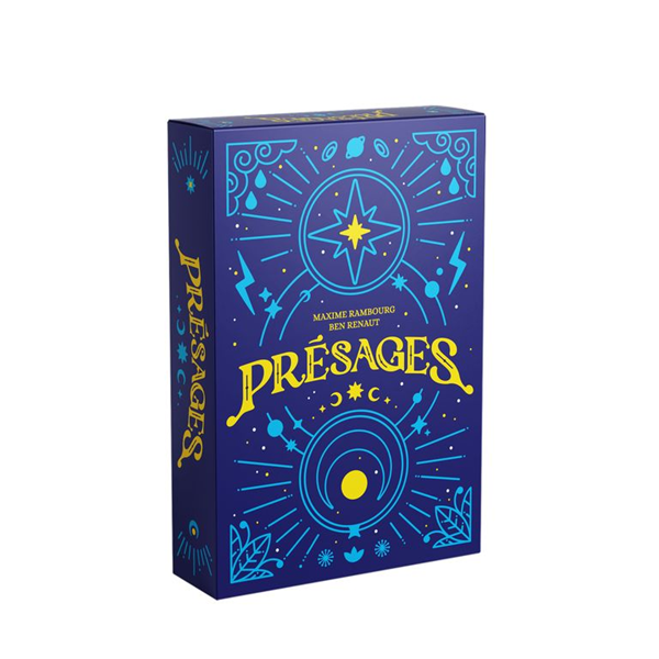 Boîte du jeu de société Présages - FR - 4-6 joueurs, 20 - 30 min, 8 ans+ | AdventureBox