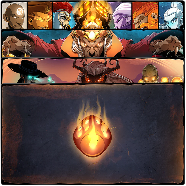 Dice Throne Premium Playmats - Tapis de Jeu Néoprène Deluxe
