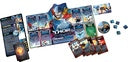 Verso de la boîte Marvel Dice Throne : Scarlet Witch vs Thor vs Loki vs Spider-Man - règles et caractéristiques du jeu