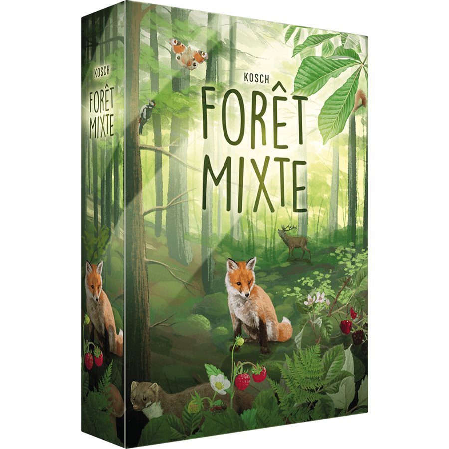 Boîte du jeu de société Forêt Mixte (Français) - 2-5 joueurs, 60 min, 10 ans+ | AdventureBox