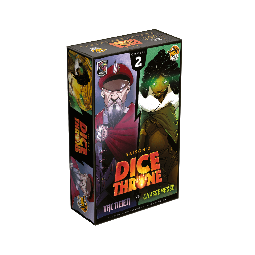 Dice Throne S2 : Tacticien vs Chasseresse VF | AdventureBox