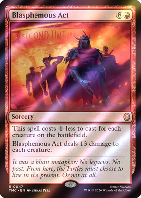 Magic The Gathering | Blasphemous Act | TMT #0047 | Rare | NM | EN