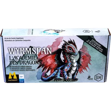 Wyrmspan L'Académie des Dragons extension française - Boîte Matagot avec dragonneaux - AdventureBox Québec"