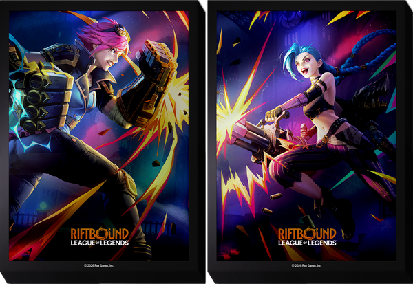 Sleeves Riftbound Vendetta · Vi vs. Jinx · EN