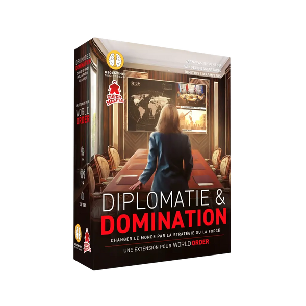 World Order : Diplomatie & Domination – Extension | Nouveaux objectifs, Automas et capacités stratégiques – Précommande août 2026 | Super Meeple