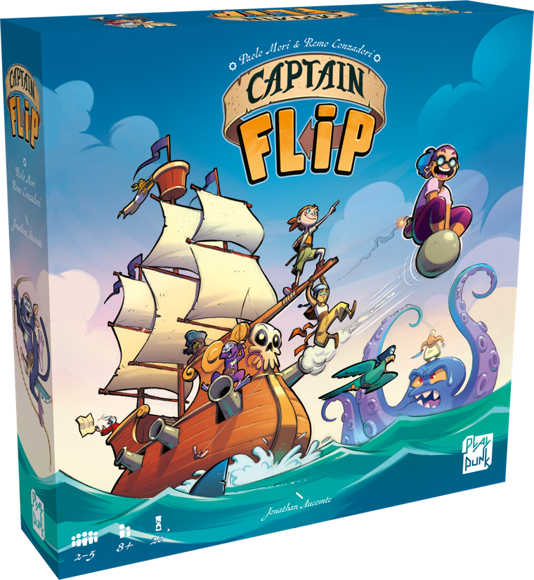 Captain Flip - Nommé As d'Or 2025 - Jeu Familial Pirates - PlayPunk - FR