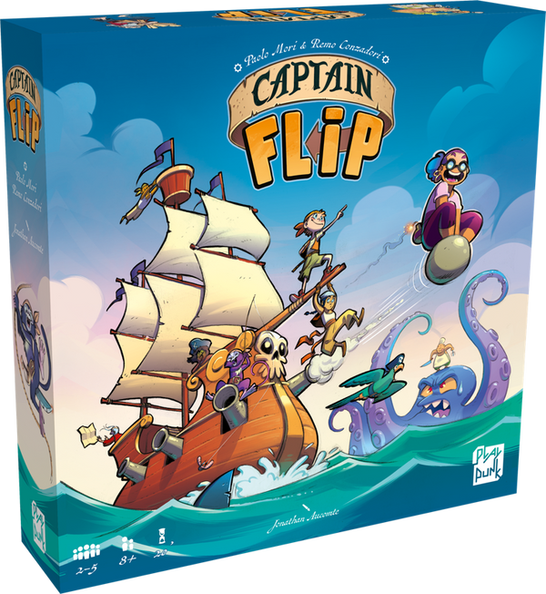 Captain Flip - Nommé As d'Or 2025 - Jeu Familial Pirates - PlayPunk - FR